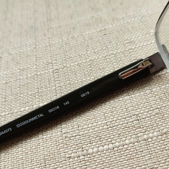 Joseph Abboud Men Eyeglasses Frame JA4073 Gunmetal Tone Half Rim Glasses - Picture 12 of 13